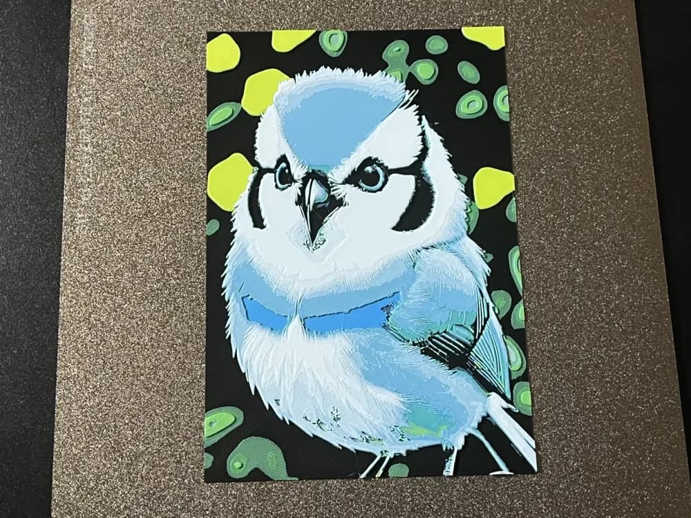 HueForge model: Blue Jay Bird Hueforge by FantasyZ