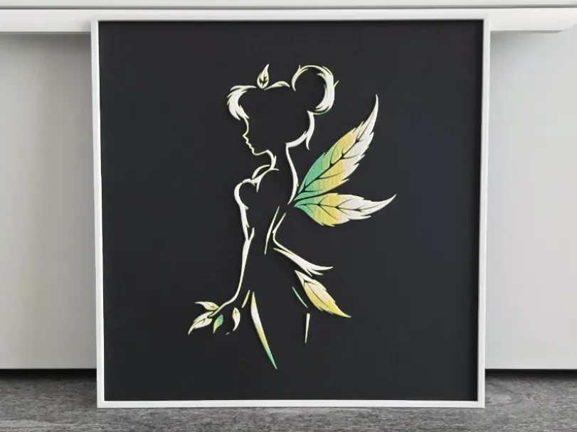 Disney Tinker Bell Hueforge by RIVY3Dprint HueForge model: Disney Tinker Bell Hueforge by RIVY3Dprint