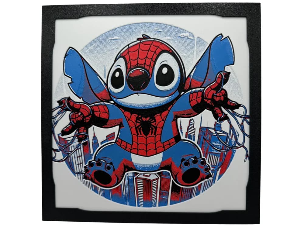 HueForge model: Stitch - Spider-Man Cosplay by Canadian Gamer