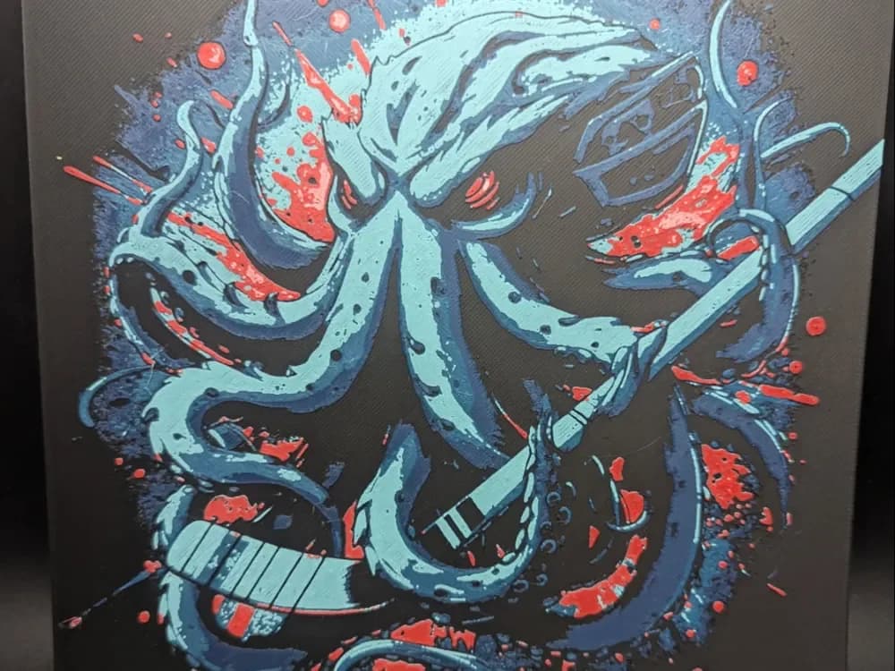 HueForge model: New Seattle Kraken Hueforge by the_bearded_jedi