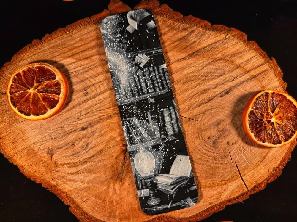 The light of library bookmark by EternalDesigns3D HueForge model: The light of library bookmark by EternalDesigns3D