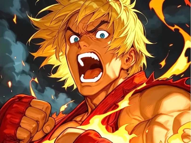 Ken Masters Street Fighter by Sheesha1584 HueForge model: Ken Masters Street Fighter by Sheesha1584