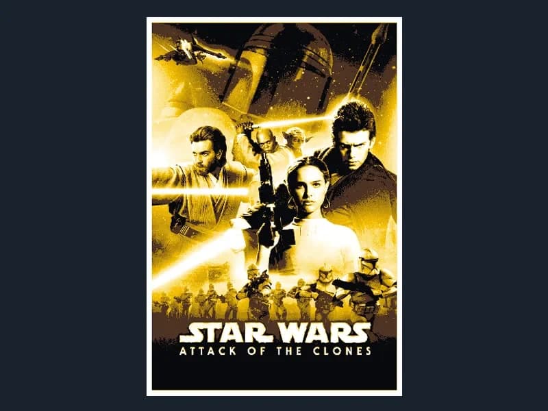 Star Wars Episode II - Attack of the Clones by HugheCraft HueForge model: Star Wars Episode II - Attack of the Clones by HugheCraft