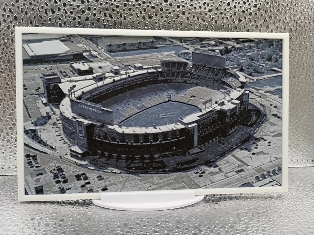 Green Bay Packers – Lambeau Field Hueforge by Borishotch Industries HueForge model: Green Bay Packers – Lambeau Field Hueforge by Borishotch Industries