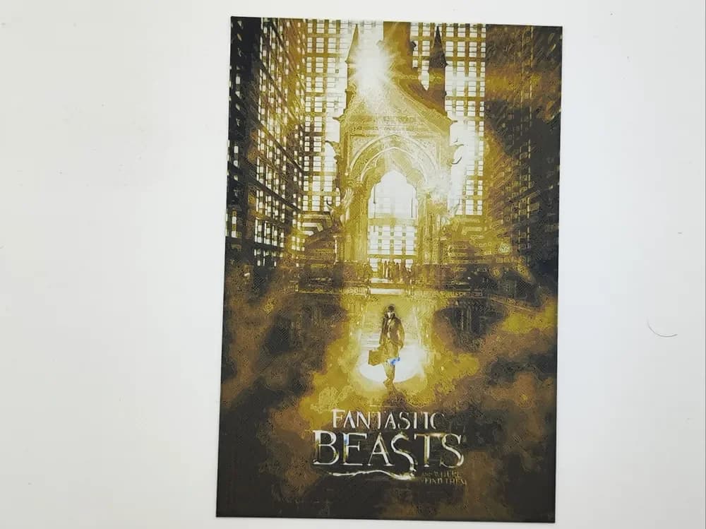 Fantastic Beasts and Where to Find Them - hueforge by Altf4-Formation HueForge model: Fantastic Beasts and Where to Find Them - hueforge by Altf4-Formation