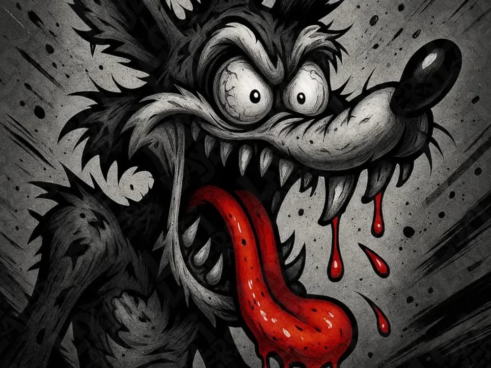 Wile E. Coyote Hueforge (Rat Fink Style) by LoFi Layers HueForge model: Wile E. Coyote Hueforge (Rat Fink Style) by LoFi Layers