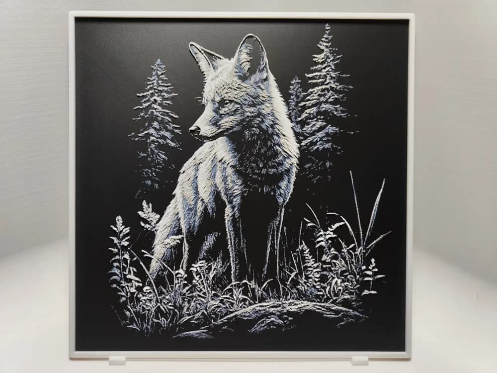 Fox - Hueforge by BeaN HueForge model: Fox - Hueforge by BeaN