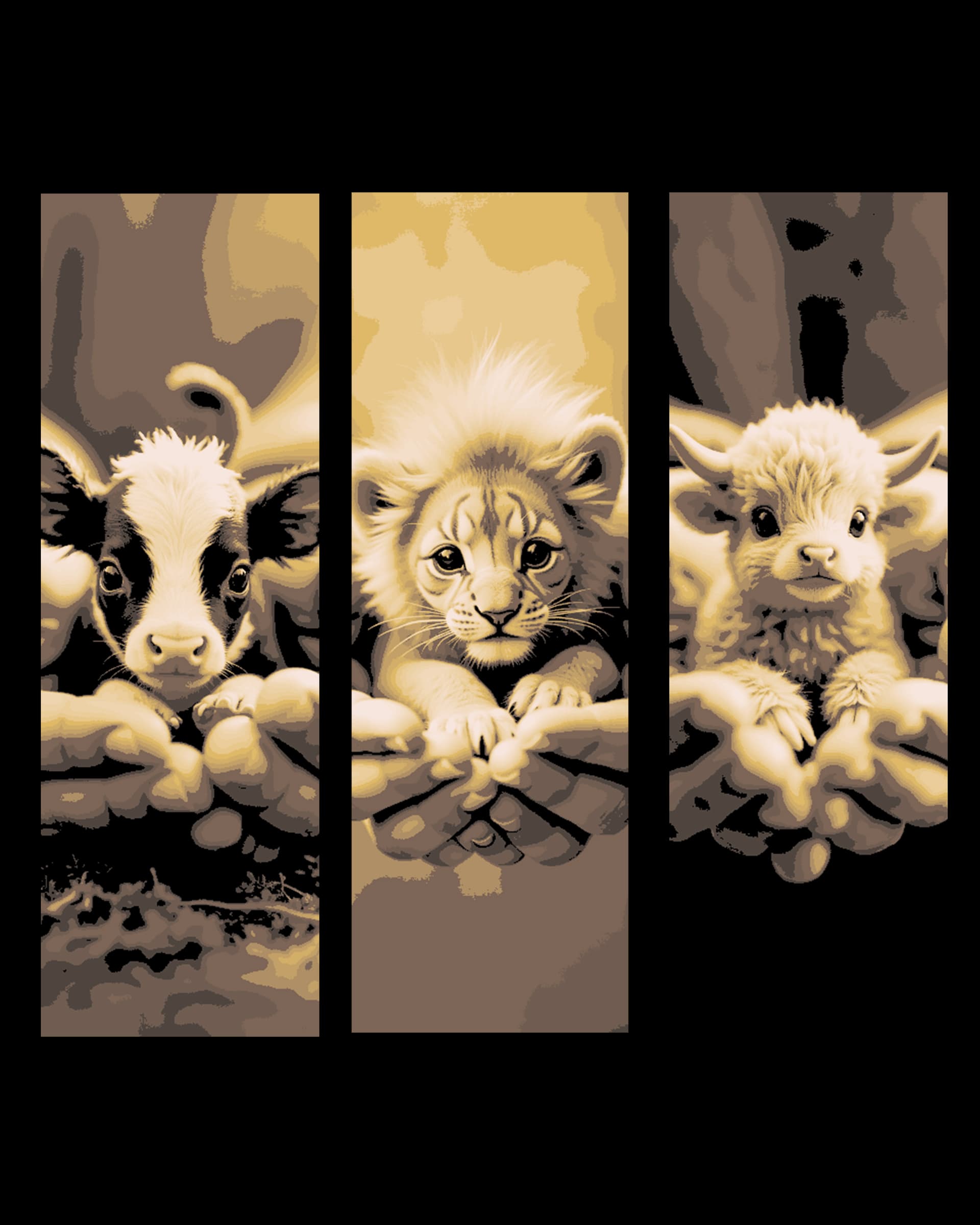 What if cuteness just fit in your hand like these animals - Set of bookmarks What if cuteness just fit in your hand like these animals - Set of bookmarks