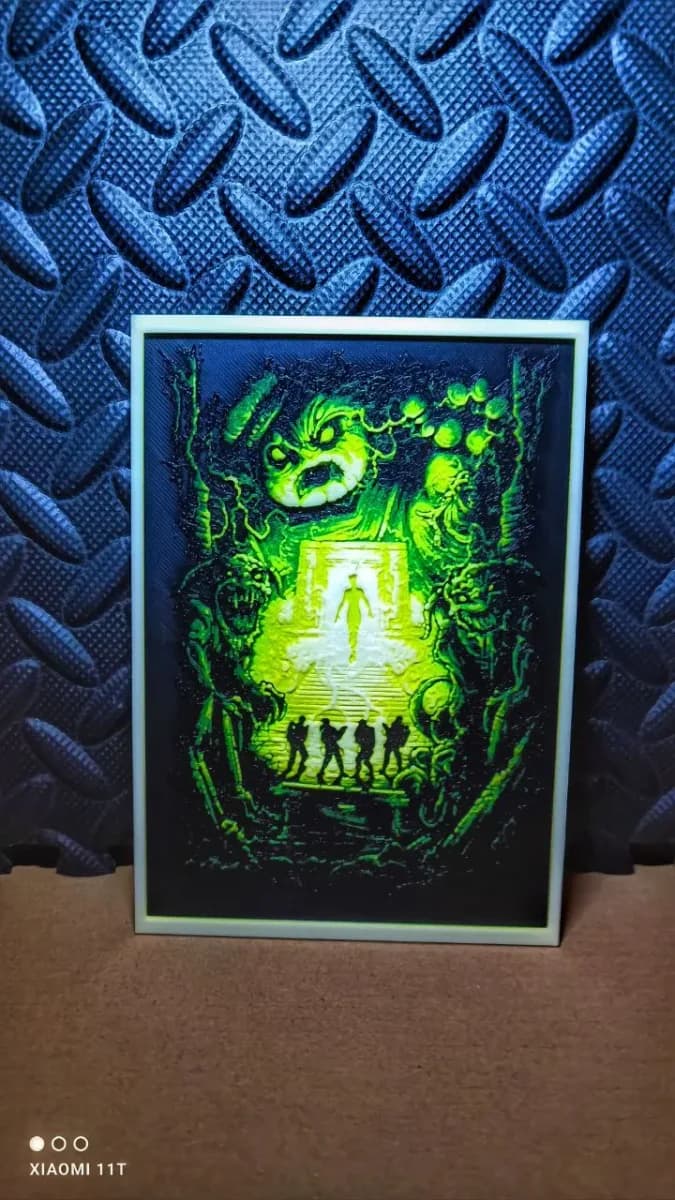 ghostbusters hueforge by KO Additive Labo HueForge model: ghostbusters hueforge by KO Additive Labo