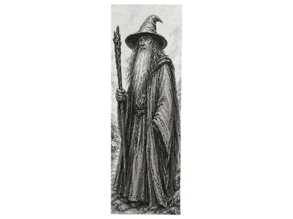 Gandalf the Grey | Lord of the Rings Bookmark by The SkyLab 3D HueForge model: Gandalf the Grey | Lord of the Rings Bookmark by The SkyLab 3D