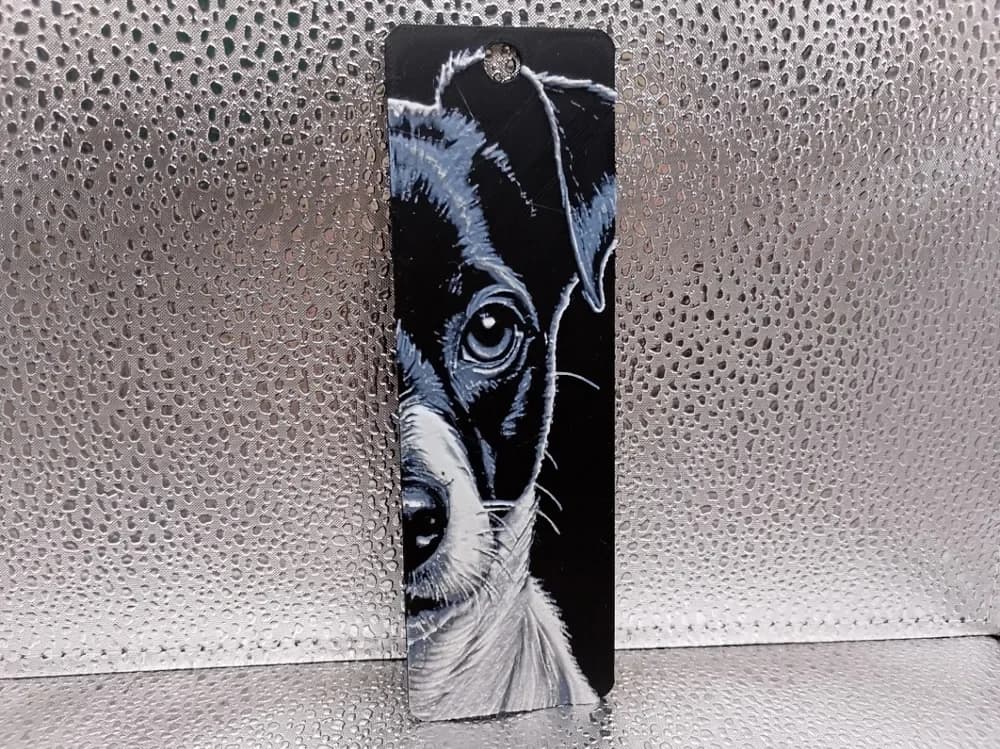 Jack Russell Terrier Bookmark – Hueforge by Borishotch Industries HueForge model: Jack Russell Terrier Bookmark – Hueforge by Borishotch Industries