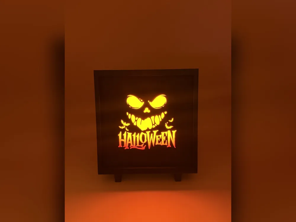 Halloween Grin HueForge Print Halloween Grin HueForge Print