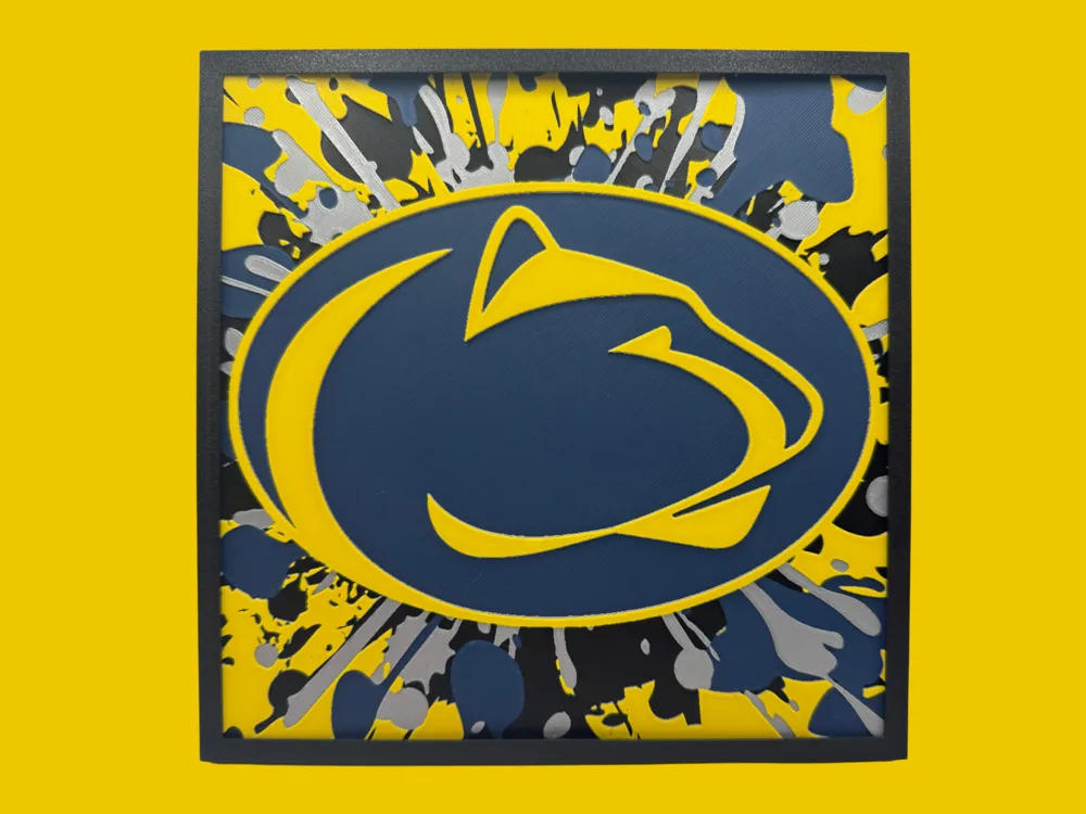 HueForge model: Pennsylvania State University by Canadian Gamer