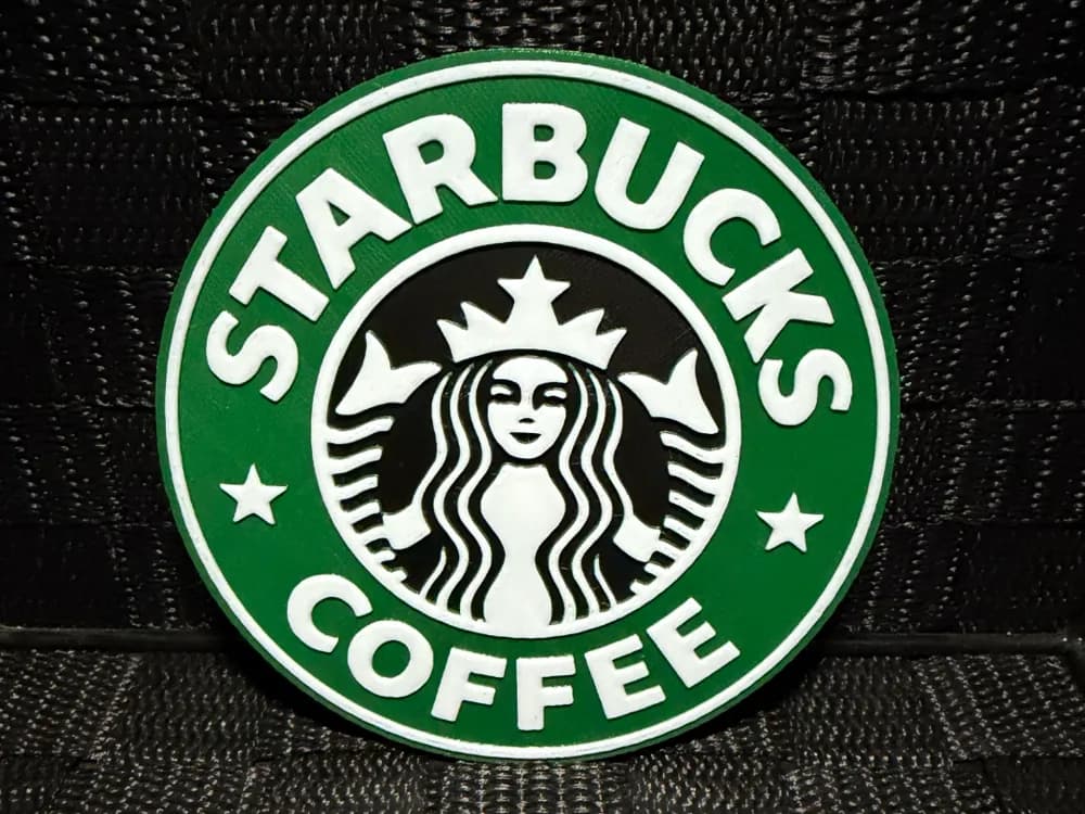 Starbucks Logo - Hueforge by JoDau HueForge model: Starbucks Logo - Hueforge by JoDau
