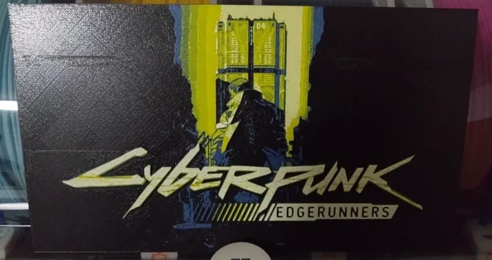 Cyberpunk Edgerunners (HueForge) by Asgar3D HueForge model: Cyberpunk Edgerunners (HueForge) by Asgar3D