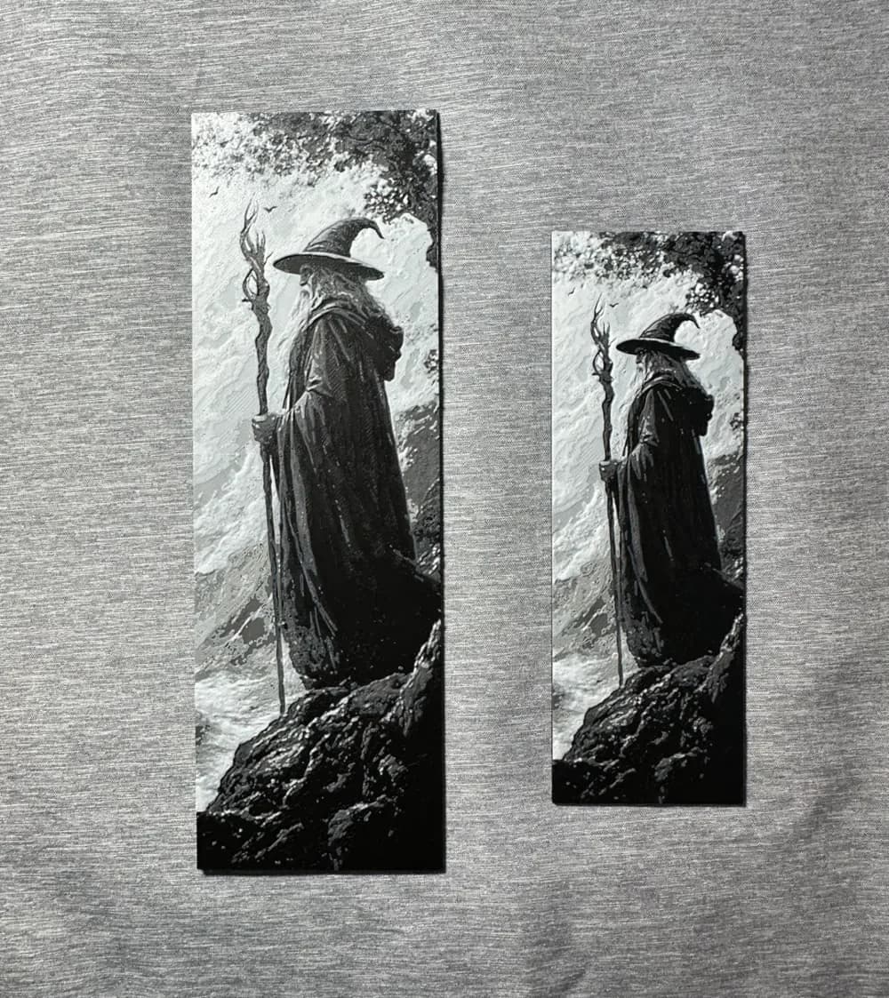 Gandalf Hueforge Bookmark - 2 sizes by Hey Ben HueForge model: Gandalf Hueforge Bookmark - 2 sizes by Hey Ben