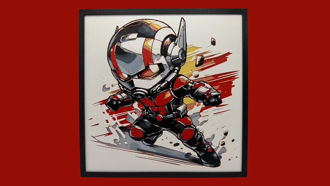 Ant-Man - Chibi Edition - Marvel Hueforge by Canadian Gamer HueForge model: Ant-Man - Chibi Edition - Marvel Hueforge by Canadian Gamer
