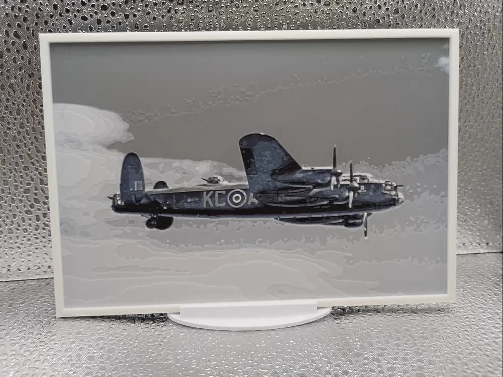 Lancaster Bomber PA474 hueforge by Borishotch Industries HueForge model: Lancaster Bomber PA474 hueforge by Borishotch Industries