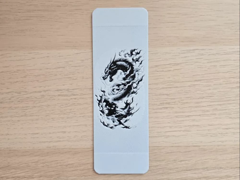 Dragon 7 Bookmark by Atrus Design HueForge model: Dragon 7 Bookmark by Atrus Design