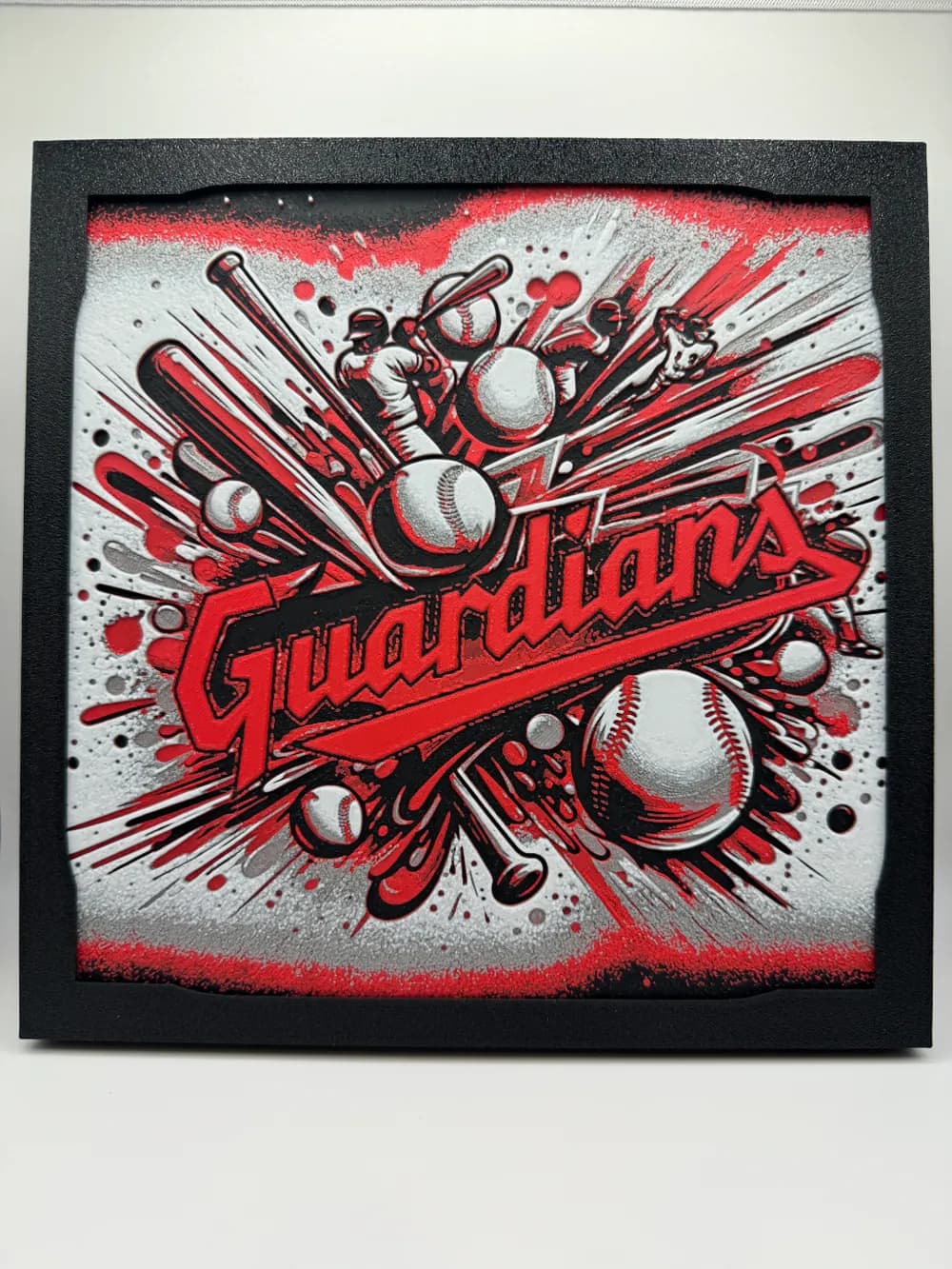 Cleveland Guardians - MLB Hueforge by Canadian Gamer HueForge model: Cleveland Guardians - MLB Hueforge by Canadian Gamer