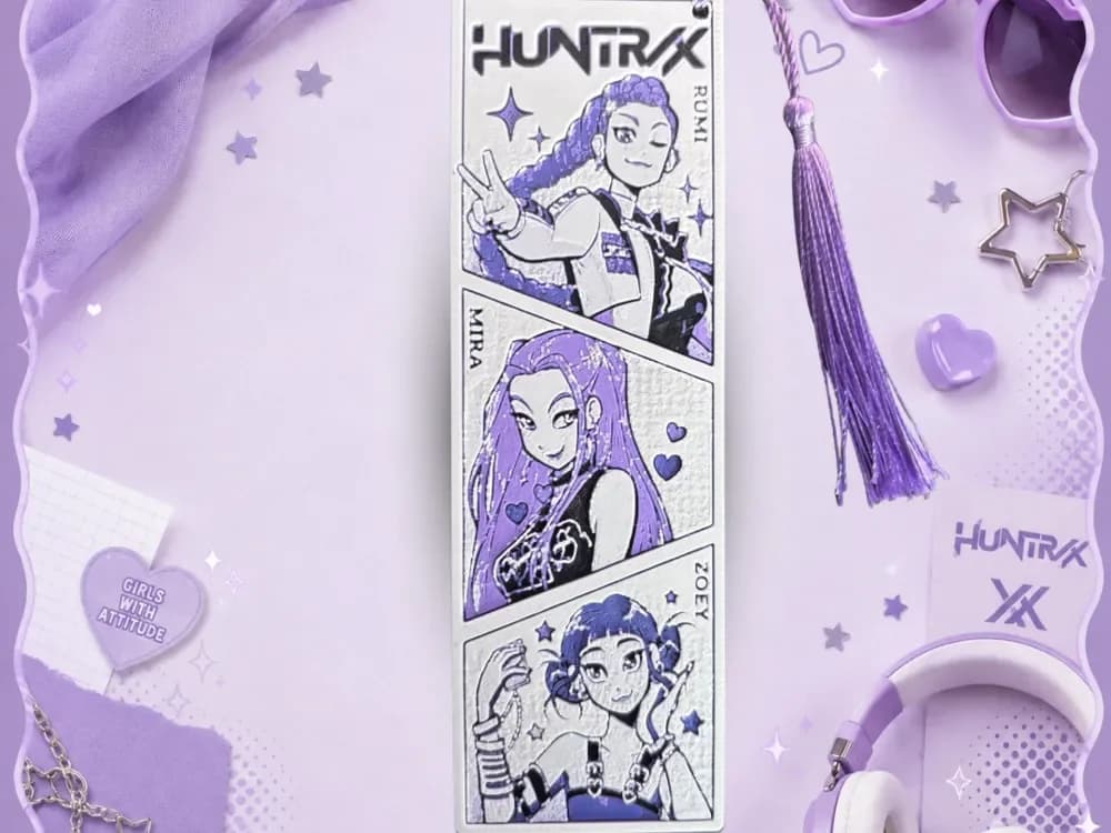 Huntrix Bookmark by EDesign HueForge model: Huntrix Bookmark by EDesign