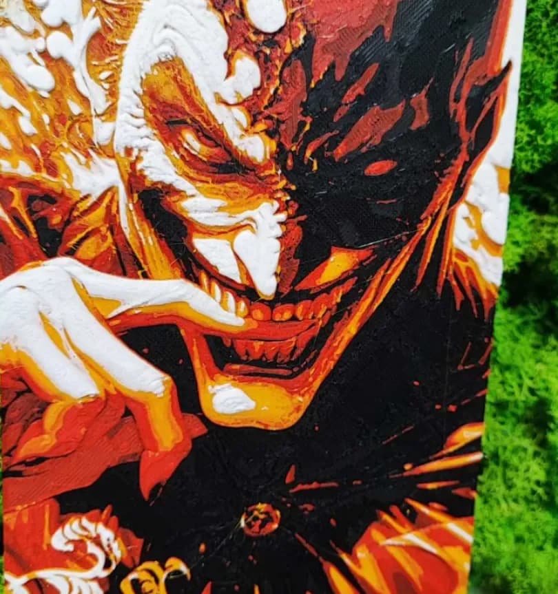 JokerBat by Garuda3D HueForge model: JokerBat by Garuda3D