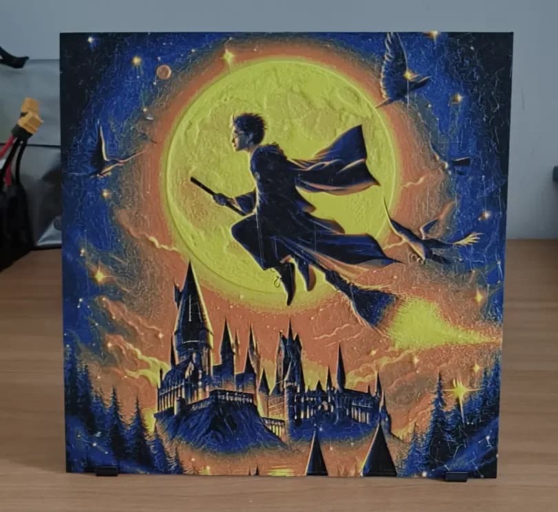 Harry Potter fly by enricoRE HueForge model: Harry Potter fly by enricoRE