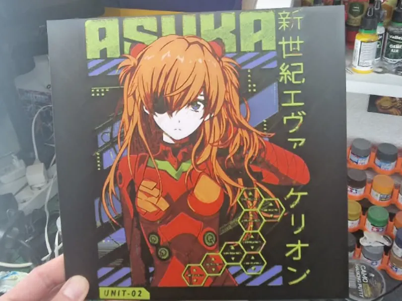 Asuka Hueforge - Evangelion by Dakiren HueForge model: Asuka Hueforge - Evangelion by Dakiren