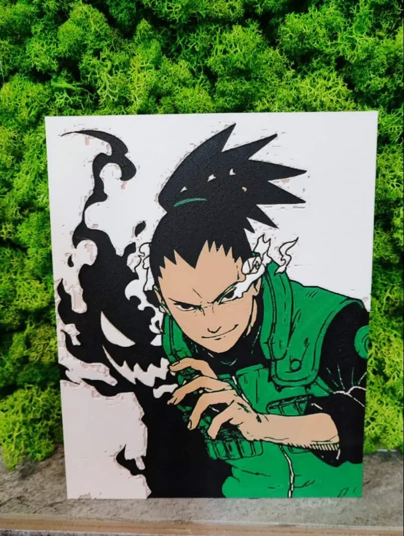 Shikamaru's Techniques by Garuda3D HueForge model: Shikamaru's Techniques by Garuda3D