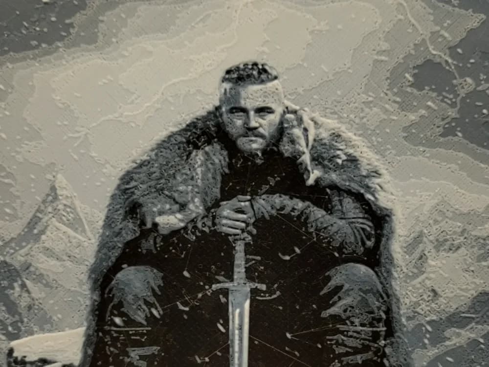 HueForge model: Vikings Ragnar II by Asgar3D