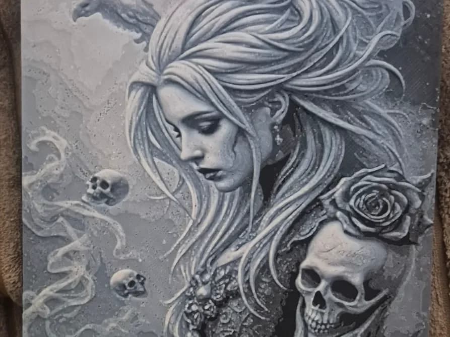 skull lady hueforge by Buntsta HueForge model: skull lady hueforge by Buntsta