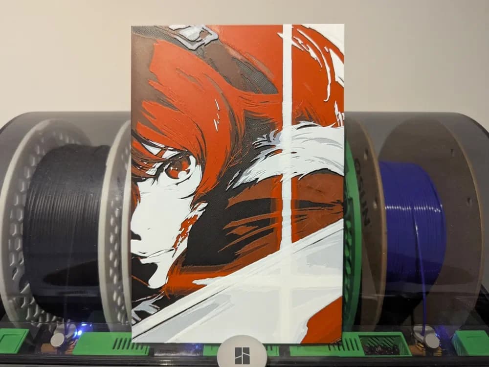 Eris Greyrat Hueforge - Mushoku Tensei by Razel HueForge model: Eris Greyrat Hueforge - Mushoku Tensei by Razel