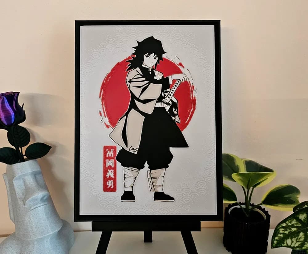 Giyu Tomioka - Demon Slayer (HueForge) Giyu Tomioka - Demon Slayer (HueForge)