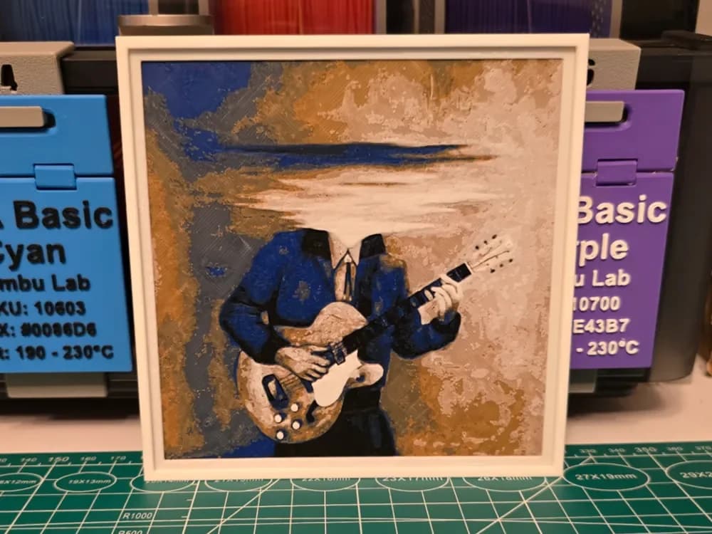 HueForge model: Lord Huron "Long Lost" Album - Hueforge Art by Lumpy3D