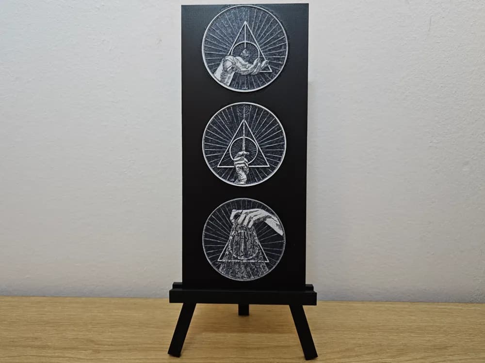 Harry Potter Deathly Hallows Hueforge by Opao HueForge model: Harry Potter Deathly Hallows Hueforge by Opao