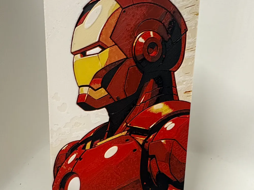 Ironman Hueforge by Morganja HueForge model: Ironman Hueforge by Morganja