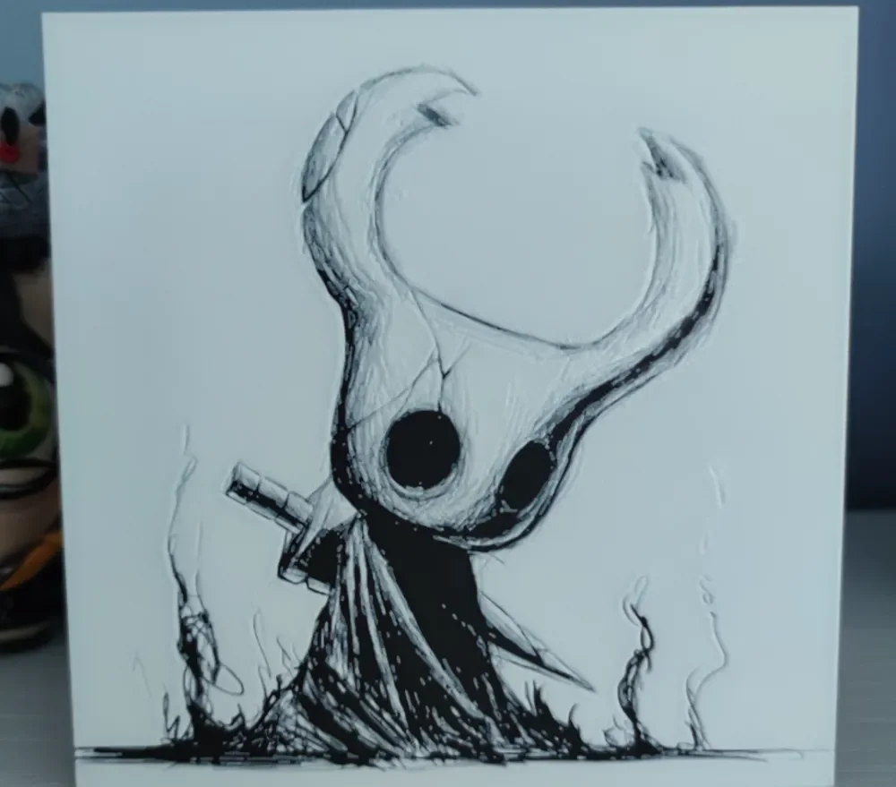 Hueforge Hollow Knight by Litolunar HueForge model: Hueforge Hollow Knight by Litolunar