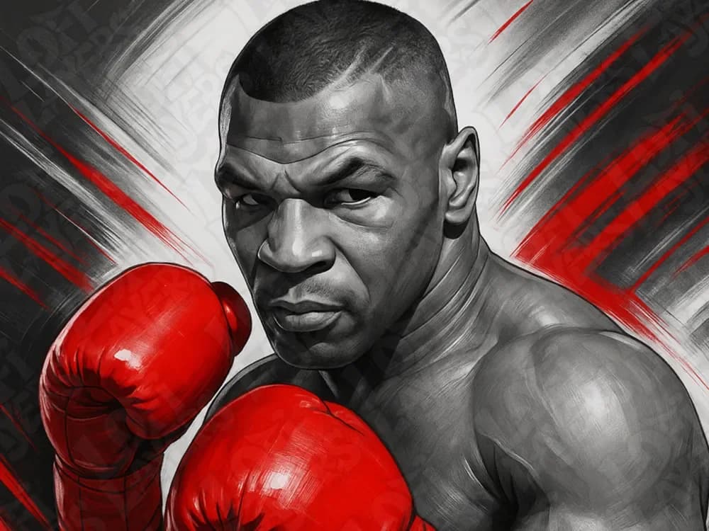 Mike Tyson Hueforge by LoFi Layers HueForge model: Mike Tyson Hueforge by LoFi Layers