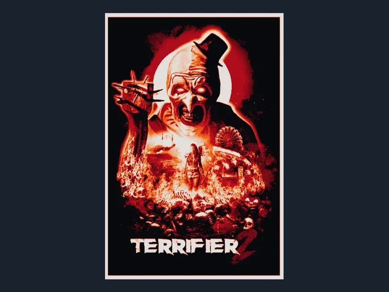 Terrifier 2 (Movie Poster - HueForge) by HugheCraft HueForge model: Terrifier 2 (Movie Poster - HueForge) by HugheCraft