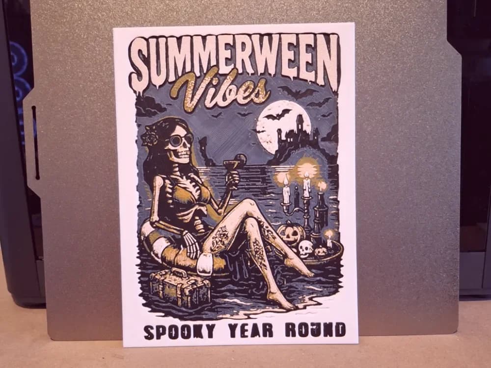 Summerween time - Hueforge by 3dGlow HueForge model: Summerween time - Hueforge by 3dGlow