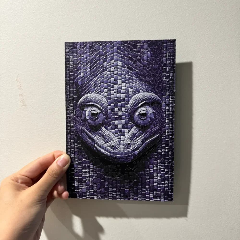 HueForge model: Chameleon - HueForge Print by cyanidesugar