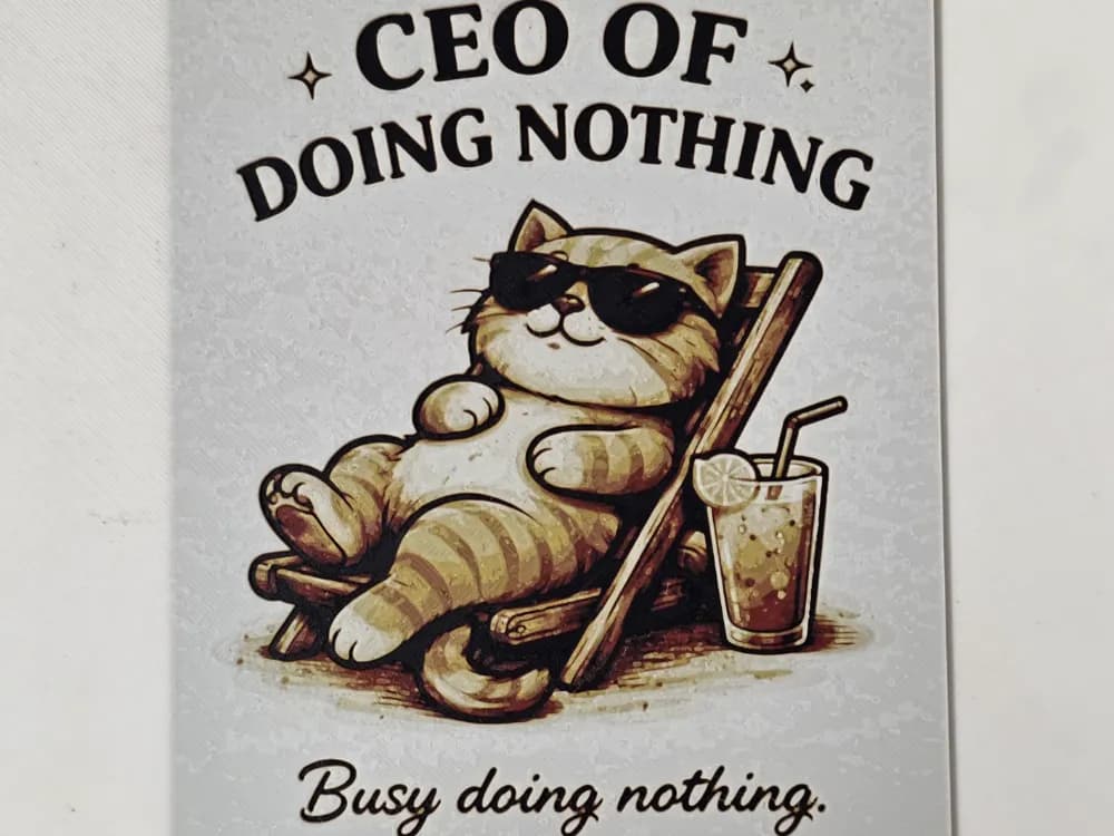 CEO BUSY DOING NOTHING Hueforge CEO BUSY DOING NOTHING Hueforge