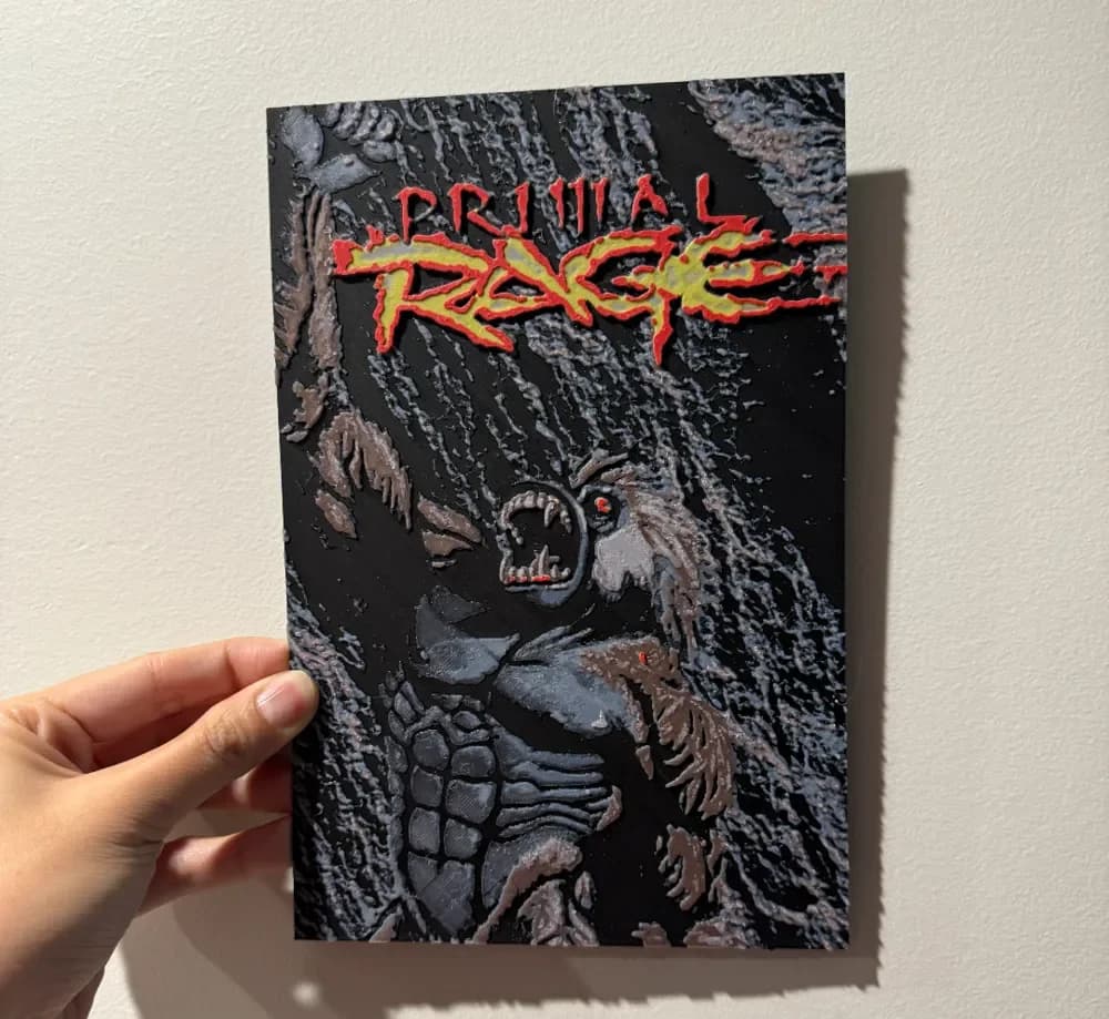 Primal Rage - HueForge Print by cyanidesugar HueForge model: Primal Rage - HueForge Print by cyanidesugar