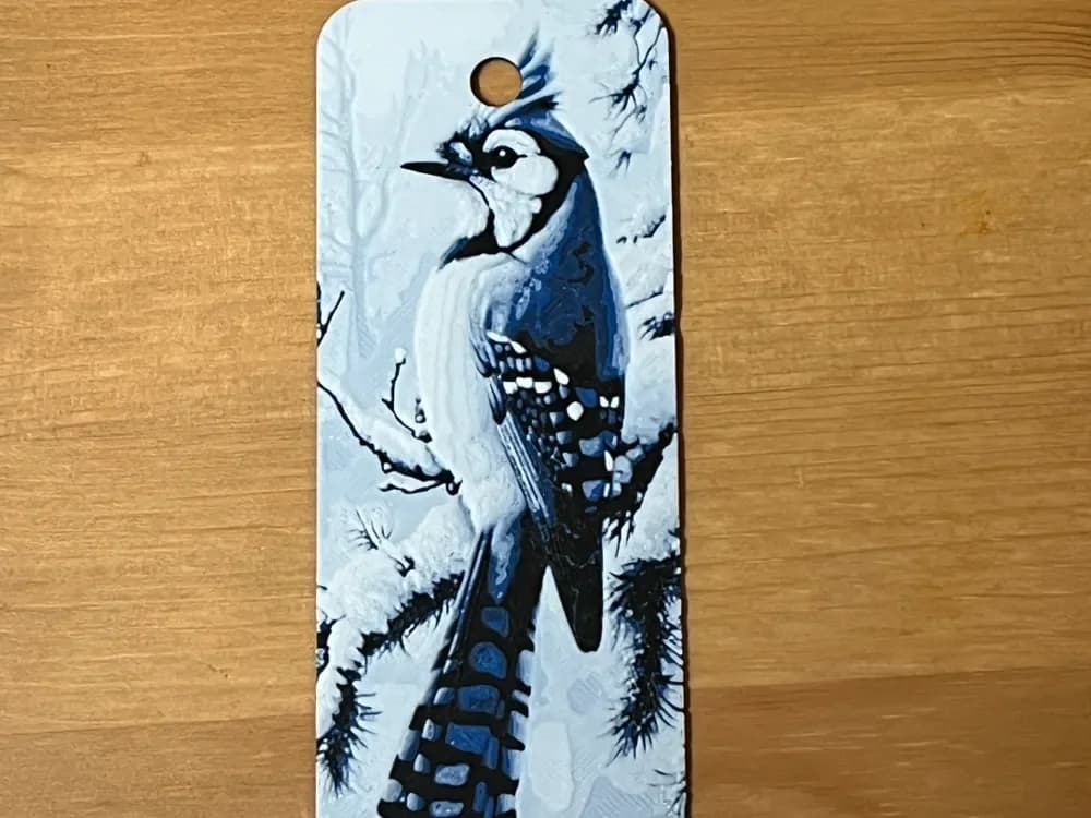 blue bird bookmark by Morganja HueForge model: blue bird bookmark by Morganja