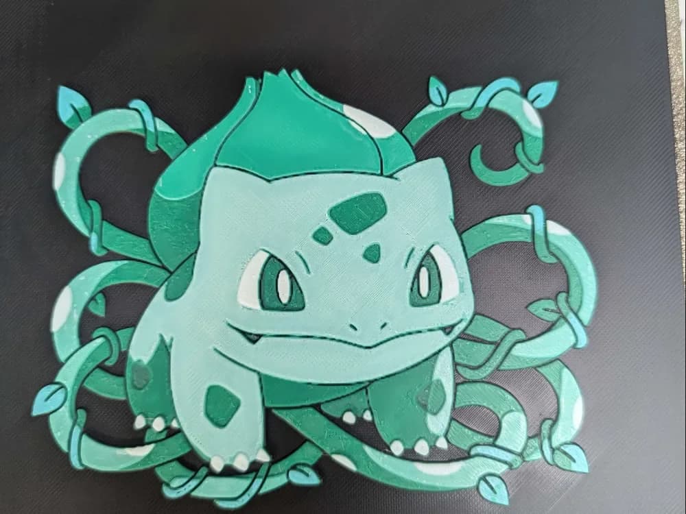 hueforge bulbizarre v1 Bulbasaur by ZombiePaint3D HueForge model: hueforge bulbizarre v1 Bulbasaur by ZombiePaint3D