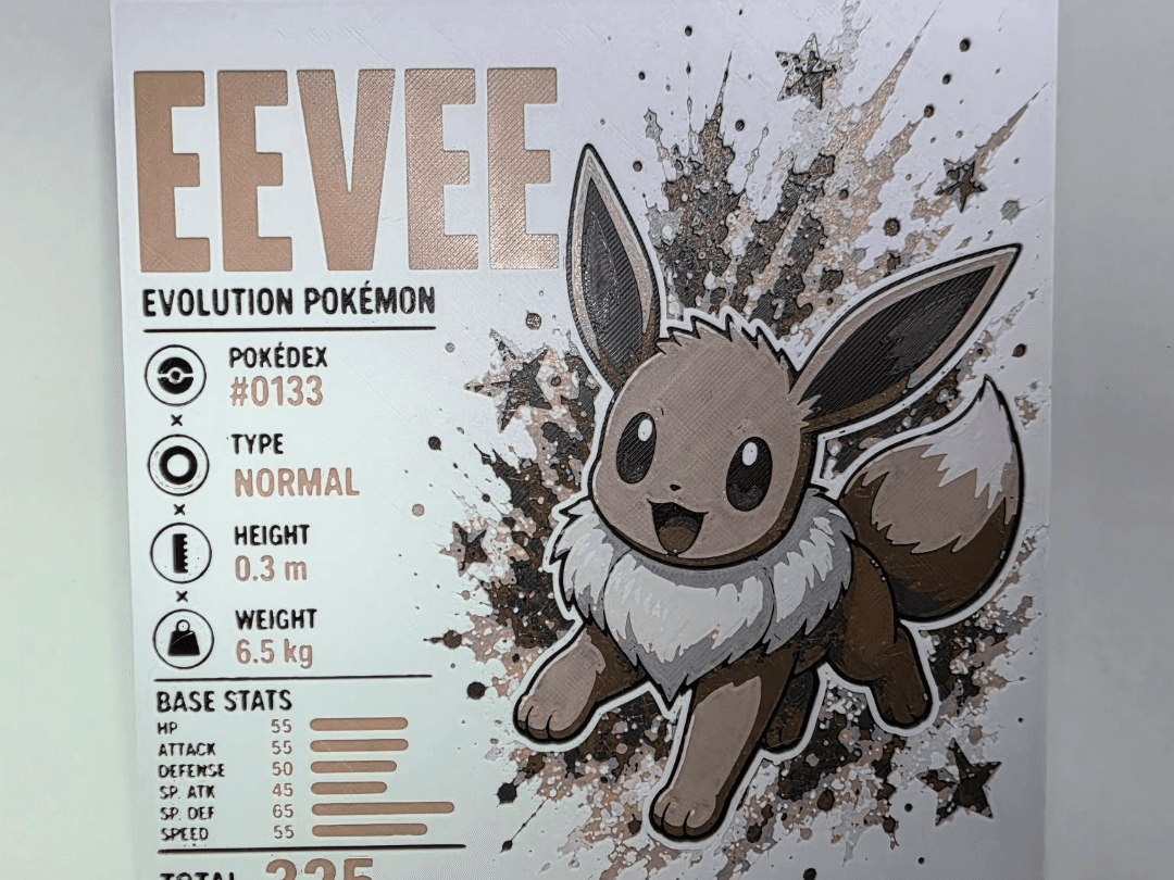 Eevee Infographic Hueforge Eevee Infographic Hueforge