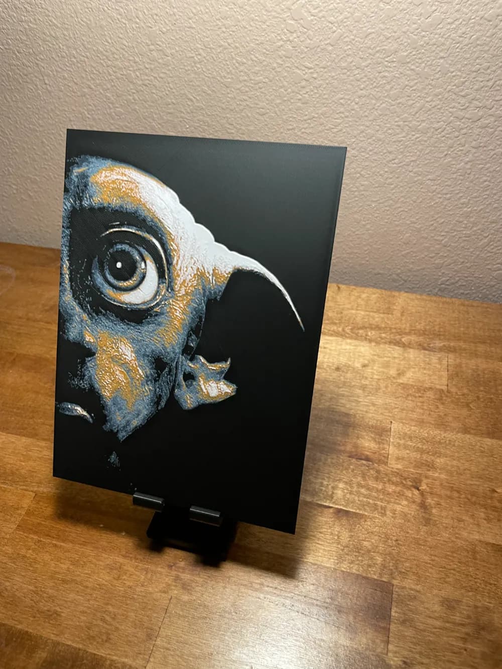 HueForge model: Hueforge - Harry Potter- Dobby Half Face by Cloudy Nostalgia