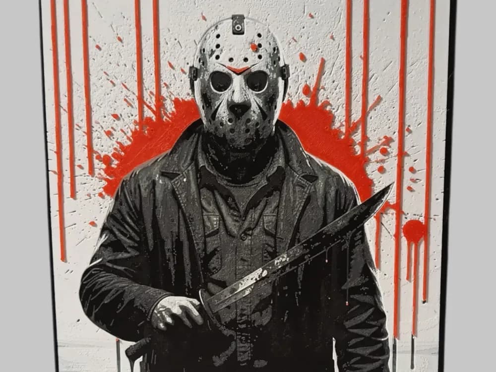 Jason Horror Hueforge by 3DNesy HueForge model: Jason Horror Hueforge by 3DNesy