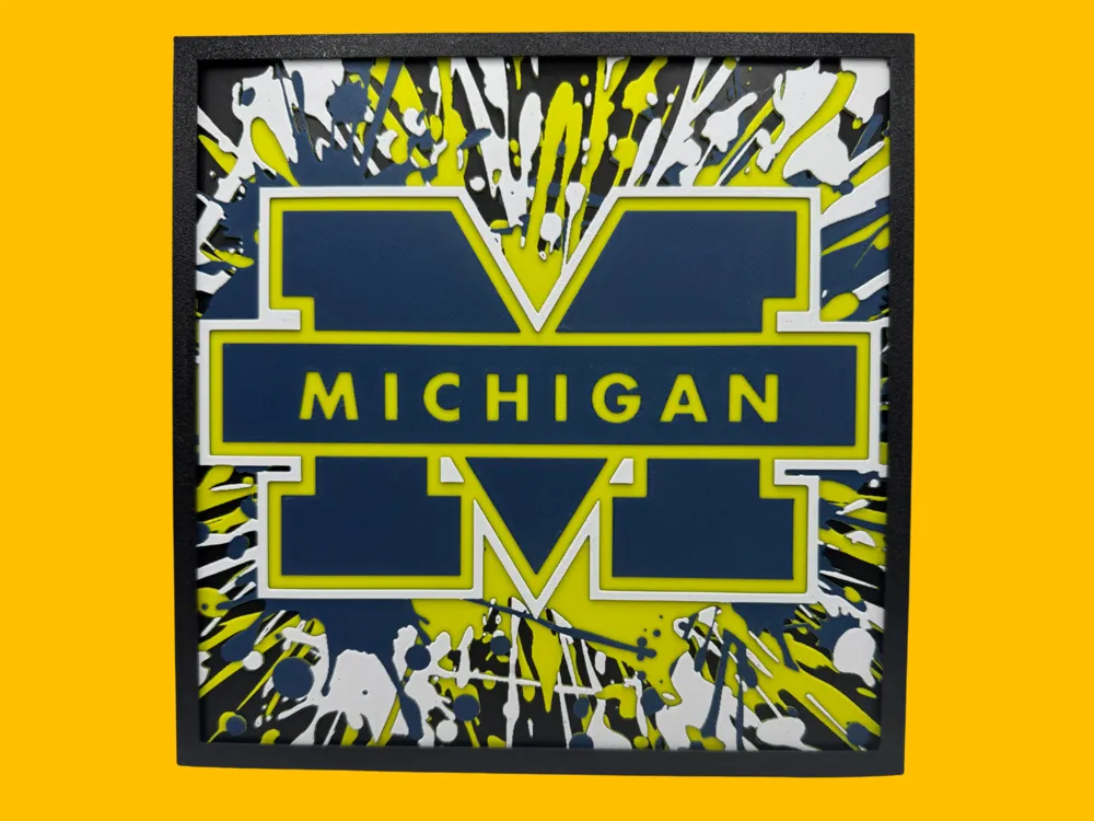 Michigan University by Canadian Gamer HueForge model: Michigan University by Canadian Gamer