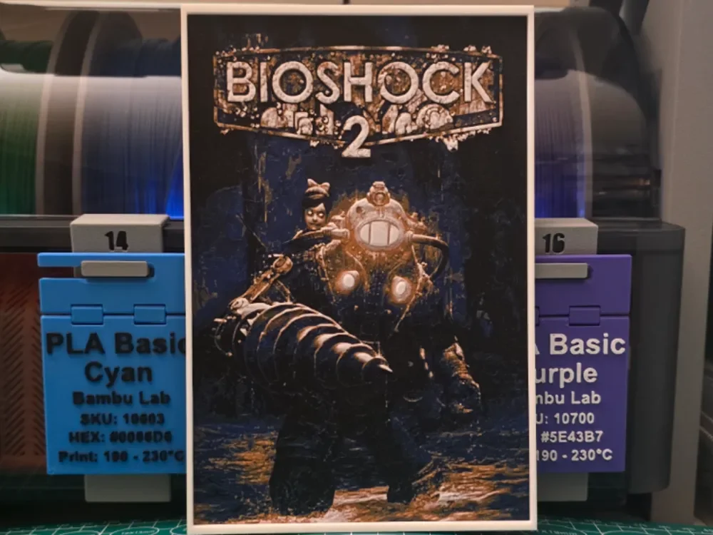 HueForge model: BioShock 2 - Hueforge Art by Lumpy3D